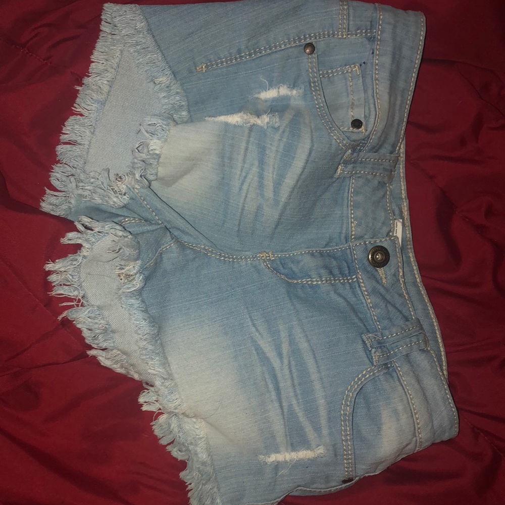 Denim shorts
